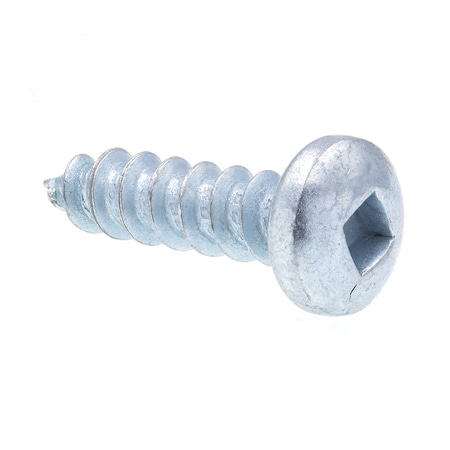Prime-Line Sheet Metal Screw Self-Tap Pan Head Sqr Drive No. 10 X 3/4in Zinc Plated Steel 50PK 9164195